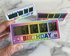 Birthday Countdown Timer (Rainbow)