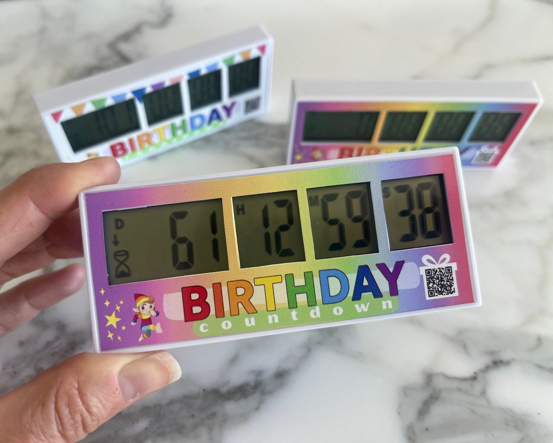 Birthday Countdown Timer (Rainbow)