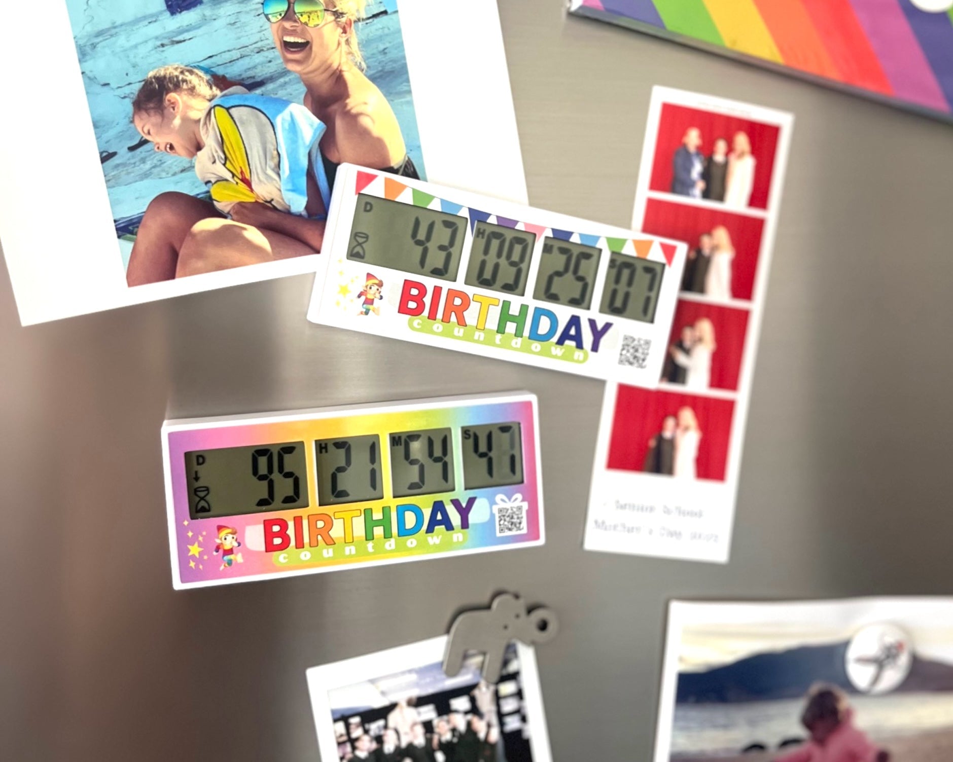 Birthday Countdown Timer (Party Flags)